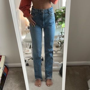 Abercrombie 90s straight ultra high rise jeans